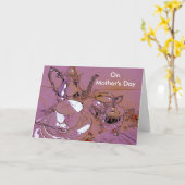 母の日 カード (黄色い花)