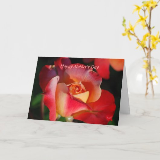 母の日 カード (黄色い花)