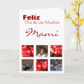 母の日 カード (黄色い花)