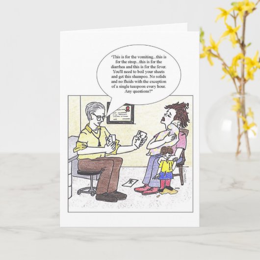 母の日 カード (黄色い花)