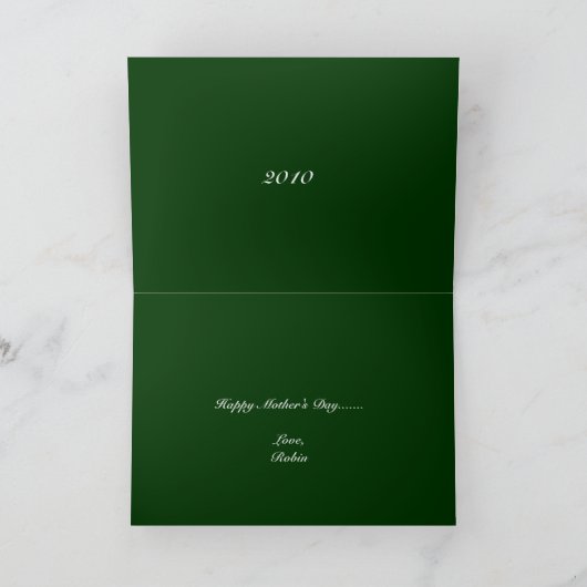 母の日 カード (内部)