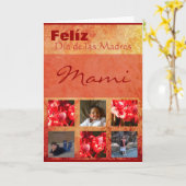 母の日 カード (黄色い花)