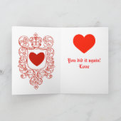 母の日 カード (内部)