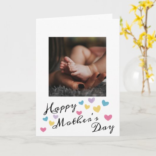 母の日 カード (黄色い花)