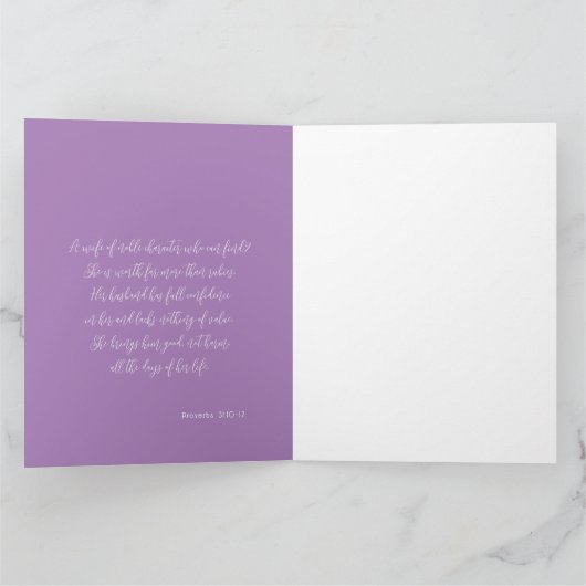 母の日 カード (内部)