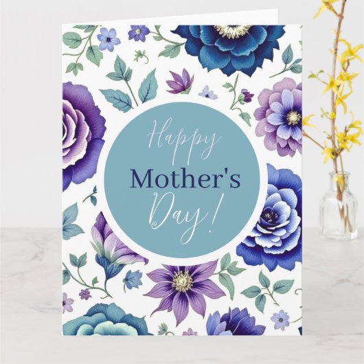 母の日 カード (黄色い花)