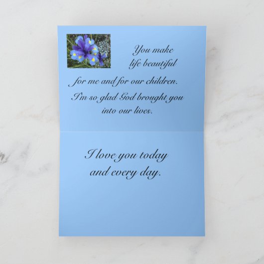 母の日 カード (内部)