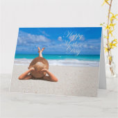 母の日 カード (黄色い花)