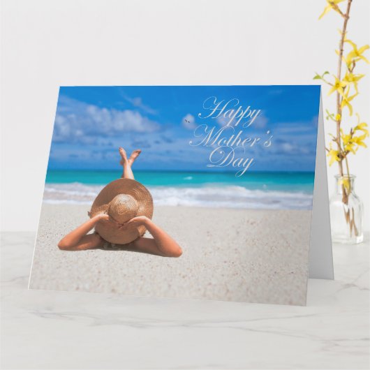 母の日 カード (黄色い花)