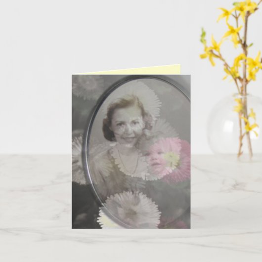 母の日 カード (黄色い花)