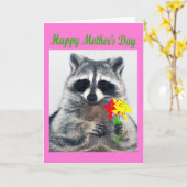 母の日 カード (黄色い花)