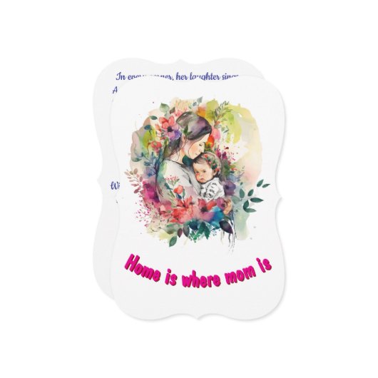 母の日 カード (正面/裏面インサイチュ)