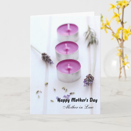 母の日 カード (黄色い花)