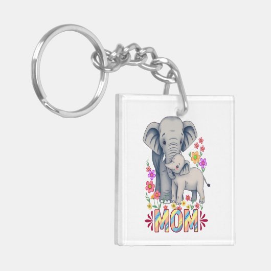 母の日 キーホルダー (正面左)