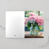 母の日 ギター箔押しグリーティングカード 箔グリーティングカード (外側レイダウン)