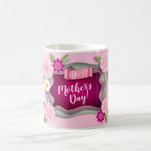 母の日-ギフトカップフローラオーナメント コーヒーマグカップ (中央)