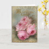 母の日 – グリーティングカード (黄色い花)