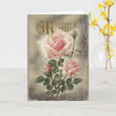 母の日 – グリーティングカード (黄色い花)