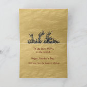 母の日（グリーティングカード） カード (内部)