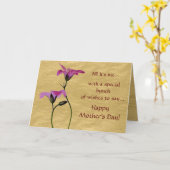 母の日（グリーティングカード） カード (黄色い花)