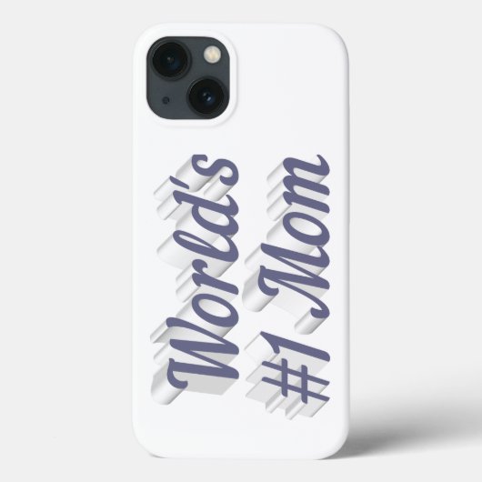 母の日 グレー テキスト iPhone ケース Case-Mate iPhoneケース (裏面)