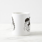 母の日 コーヒーマグカップ (中央)