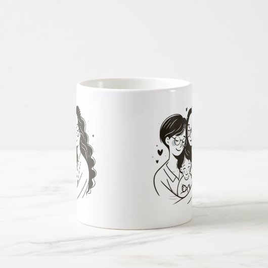 母の日 コーヒーマグカップ (中央)