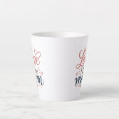 母の日 コーヒーマグ お母さんへの愛 カフェラテマグ (正面)