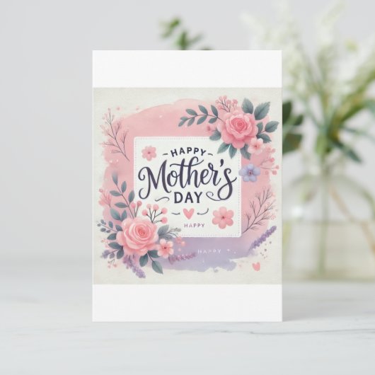 母の日 サンキューカード (スタンド正面)