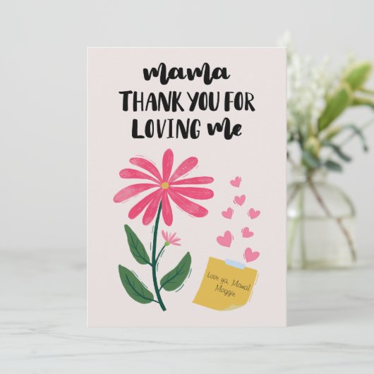 母の日 シーズンカード (スタンド正面)