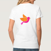 母の日 スイート バード 特別Tシャツ Tシャツ (裏面)