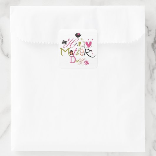 母の日 スクエアシール (バッグ)