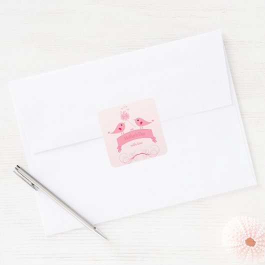 母の日 スクエアシール (封筒)