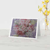 母の日 – スクラップブックカード カード (黄色い花)