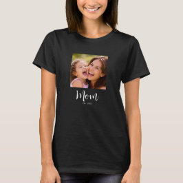 母の日 スクリプト 写真 Tシャツ