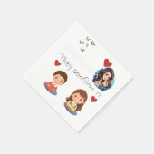 母の日 スタンダードカクテルナプキン (角)