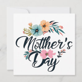 母の日 センター フラワー オレンジ アクア ピンク 2025 シーズンカード