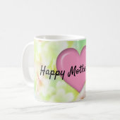 母の日 デザイン 花 エレガント マグ (正面左)