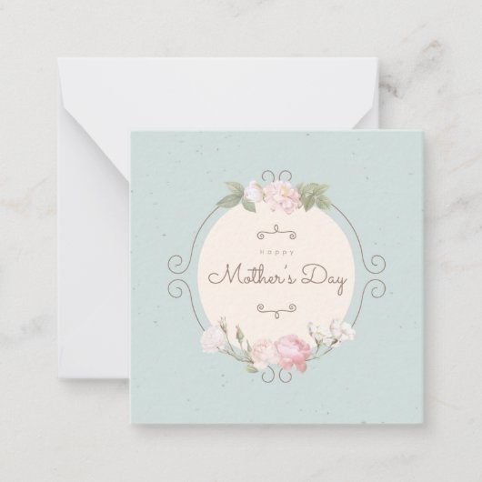 母の日 ノートカード (正面)