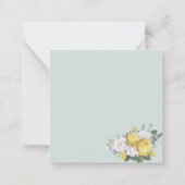 母の日 ノートカード (裏面)