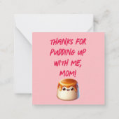 母の日 ノートカード (裏面)