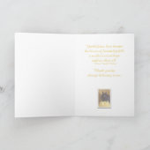 母の日-バニーおよびデイジーの挨拶状 カード (内部)