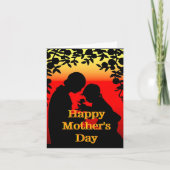 母の日 |パーソナライズされた | |グリーティングカード カード (正面)