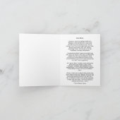 母の日 |パーソナライズされた | |グリーティングカード カード (内部)