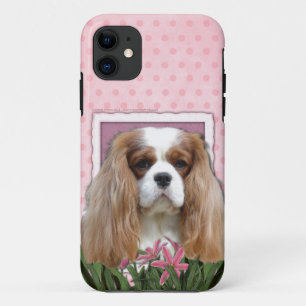 母の日-ピンクのチューリップ-騎士- Blenheim iPhone 11 ケース