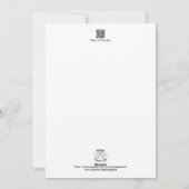 母の日 ピンクのワイルドフラワーフィールド 2025 シーズンカード (裏面)