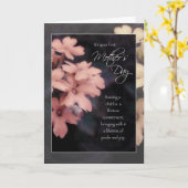 母の日、ピーチガーデンフロックスの花 カード (黄色い花)