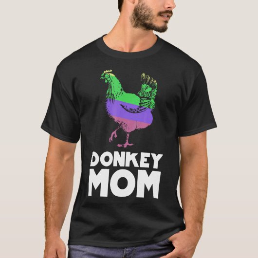 母の日 ファームアニマル ニワトリの母 Tシャツ (正面)