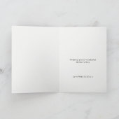 母の日 | フォトマ最高のマ・ミニマモダンリスト カード (内部)