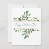 母の日 フラット グリーティング カード (正面)